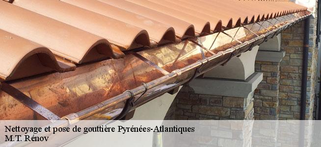 Nettoyage et pose de gouttière Pyrénées-Atlantiques 