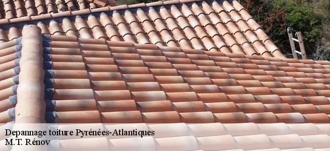 Depannage toiture Pyrénées-Atlantiques 