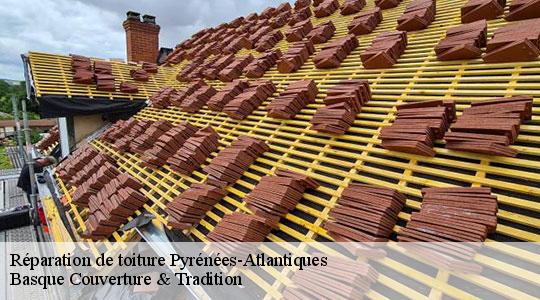Réparation de toiture Pyrénées-Atlantiques 