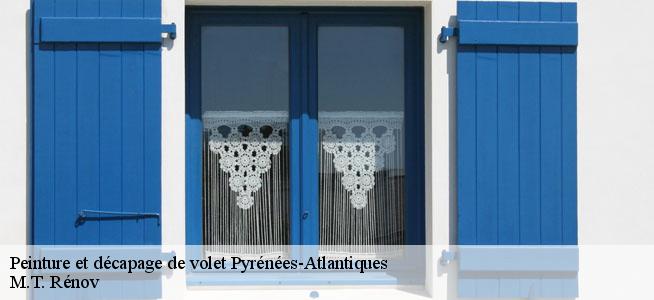 Peinture et décapage de volet Pyrénées-Atlantiques 