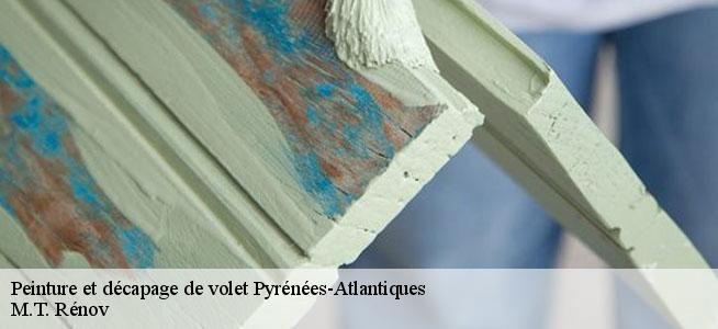 Peinture et décapage de volet Pyrénées-Atlantiques 