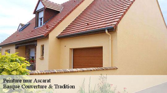 Peinture mur  ascarat-64220 Basque Couverture & Tradition