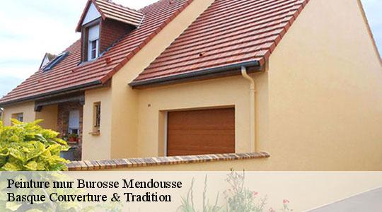 Peinture mur  burosse-mendousse-64330 Basque Couverture & Tradition