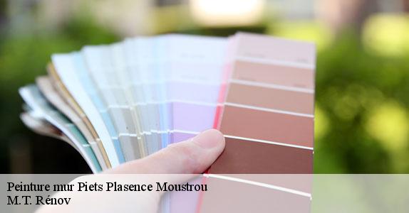 Peinture mur  piets-plasence-moustrou-64410 M.T. Rénov