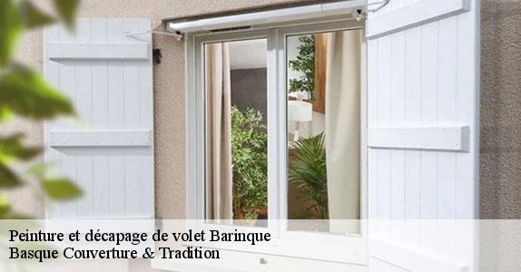 Peinture et décapage de volet  barinque-64160 Basque Couverture & Tradition