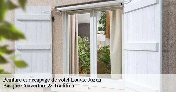 Peinture et décapage de volet  louvie-juzon-64260 Basque Couverture & Tradition