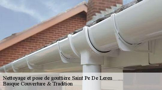 Nettoyage et pose de gouttière  saint-pe-de-leren-64270 Basque Couverture & Tradition