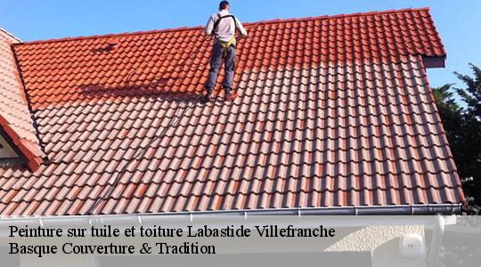 Peinture sur tuile et toiture  64270