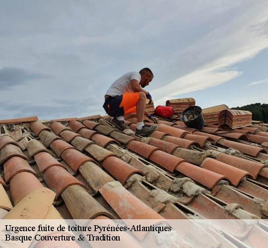 Urgence fuite de toiture 64 Pyrénées-Atlantiques  Basque Couverture & Tradition