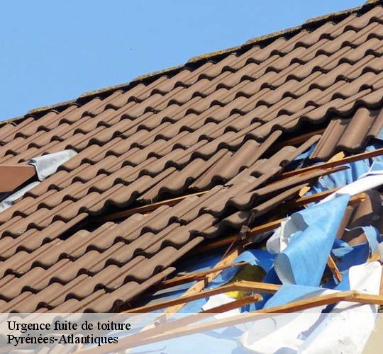 Urgence fuite de toiture Pyrénées-Atlantiques 