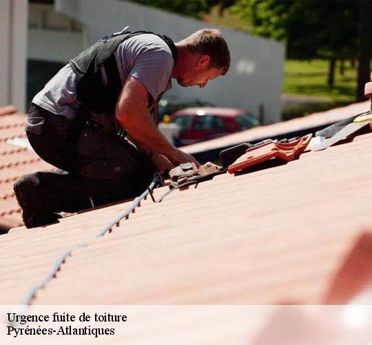 Urgence fuite de toiture Pyrénées-Atlantiques 