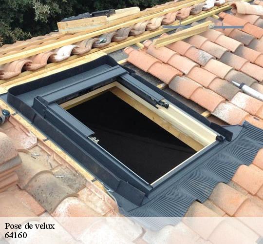 Pose de velux  64160