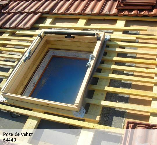 Pose de velux  64440