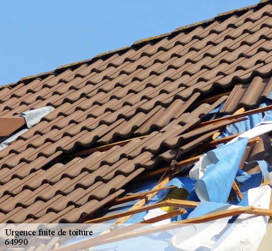 Urgence fuite de toiture  64990